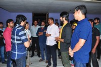 Chiranjeevi watching at Vijetha Movie